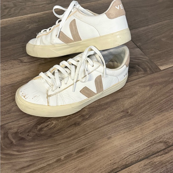 Veja Shoes - Veja Women's Cream and White Sneakers